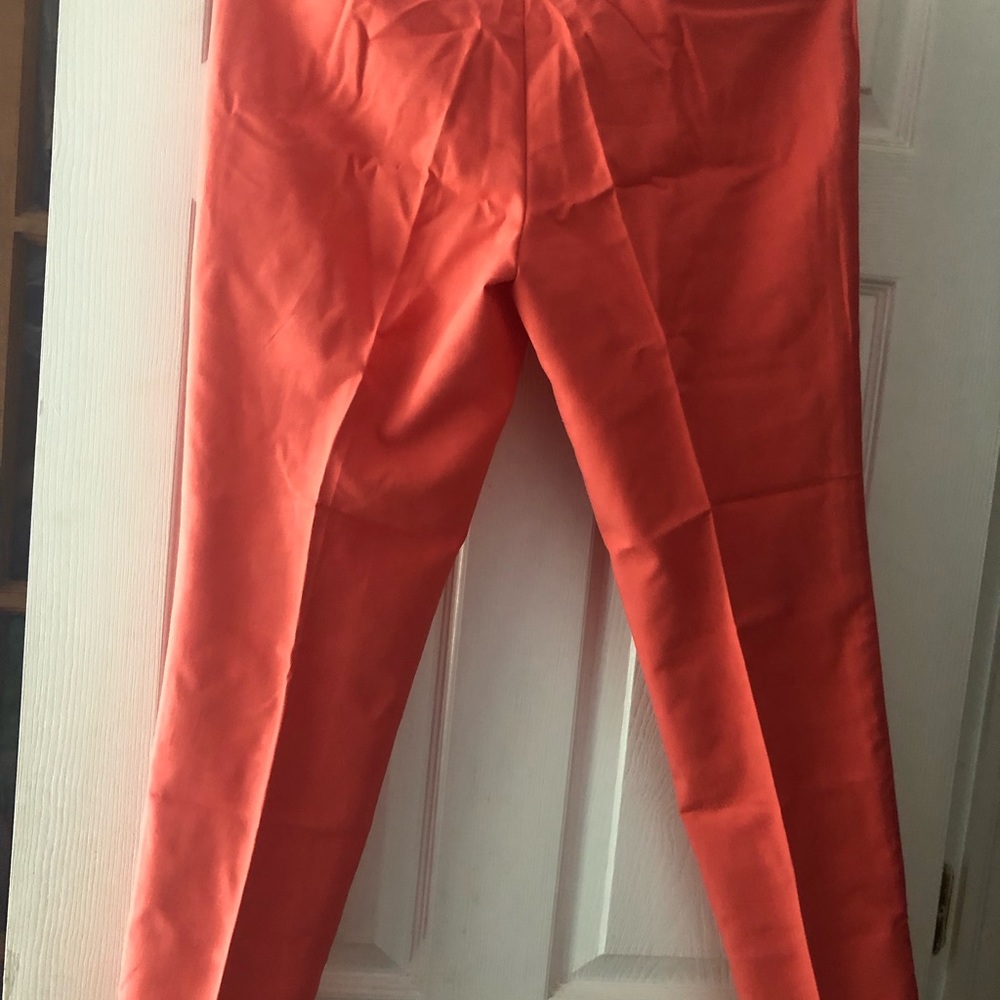 CALVIN KLEIN WOMEN PANT SIZE 8 COLOR CORAL GREAT CONDITION - Picture 3 of 3